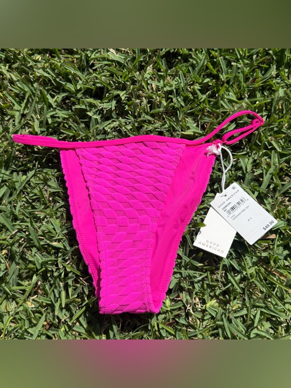 Good American SIZE 1 *adjustable* bikini bottom